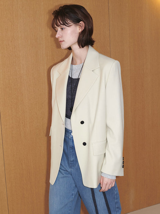 Loeuvre Back Slit Tailored Jacket