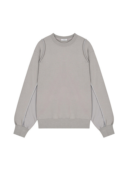 [vunque] Ez Sweatshirt (이지 스웻셔츠) Light Grey