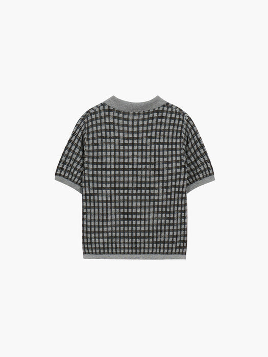 Margesherwood Curb Link PK Knit Top grey