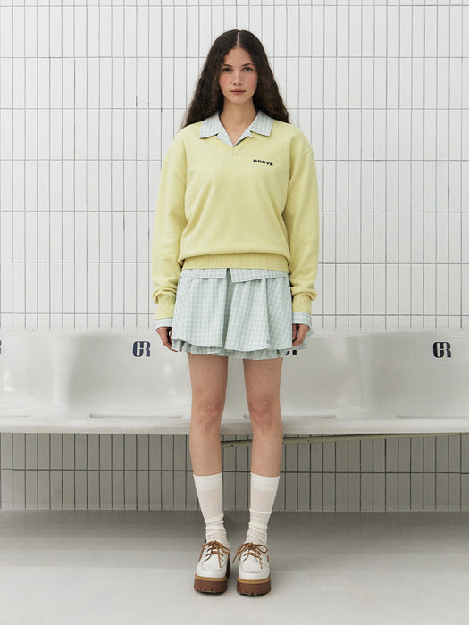 25PS MYLES V-NECK KNIT [3COLORS]