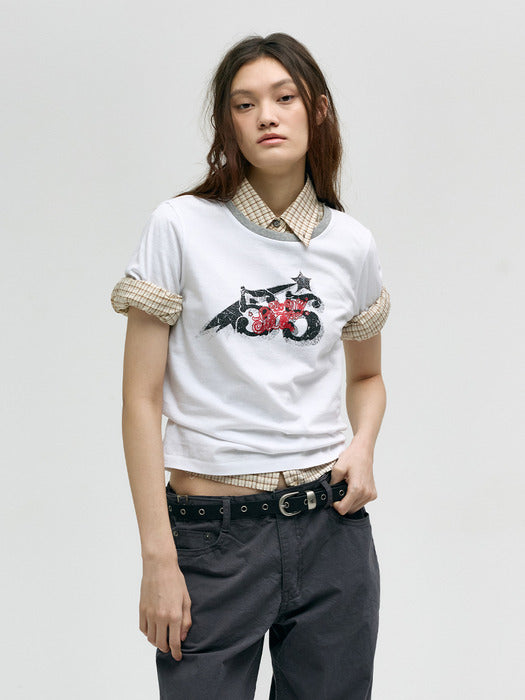 WASHED VINTAGE T-SHIRT_white