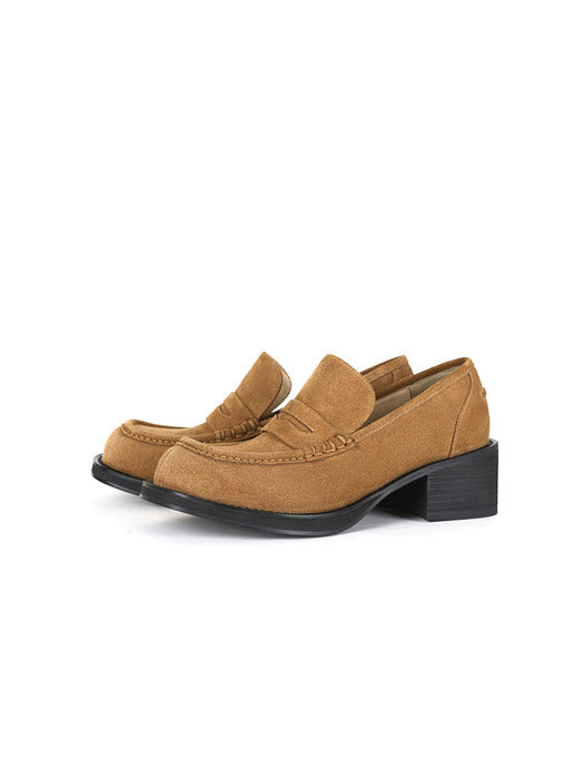 [osoi] DENNY LOAFER [SUEDE BROWN]