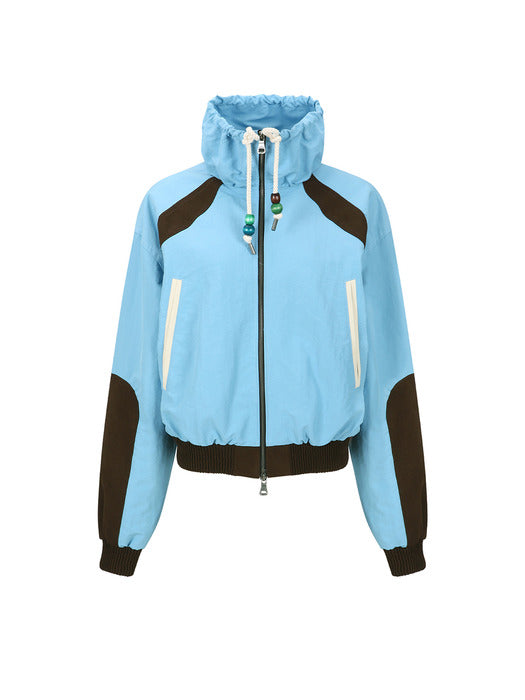 [andersson bell] SADIE COLOR BLOCK BOMBER JACKET awa685w(SKY BLUE)
