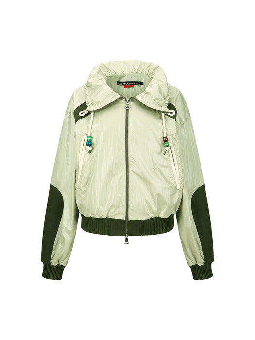 [andersson bell] SADIE COLOR BLOCK BOMBER JACKET awa686w(GREEN)