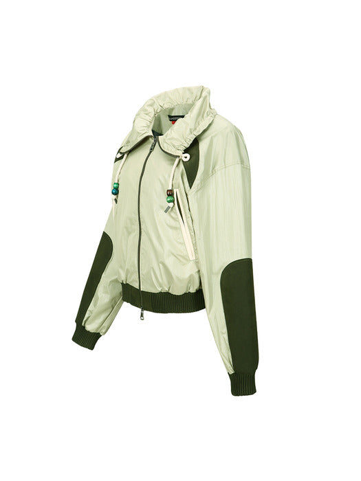 [andersson bell] SADIE COLOR BLOCK BOMBER JACKET awa686w(GREEN)