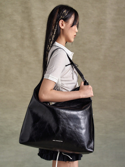 [andersson bell] LARGE TRIANGOLO BAG aaa438w(BLACK)