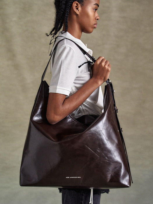 [andersson bell] LARGE TRIANGOLO BAG aaa439w(CHOCOLATE)