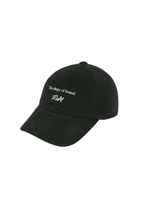 [andersson bell] UNISEX DOUBLE PATCH CAP aaa441u(BLACK)