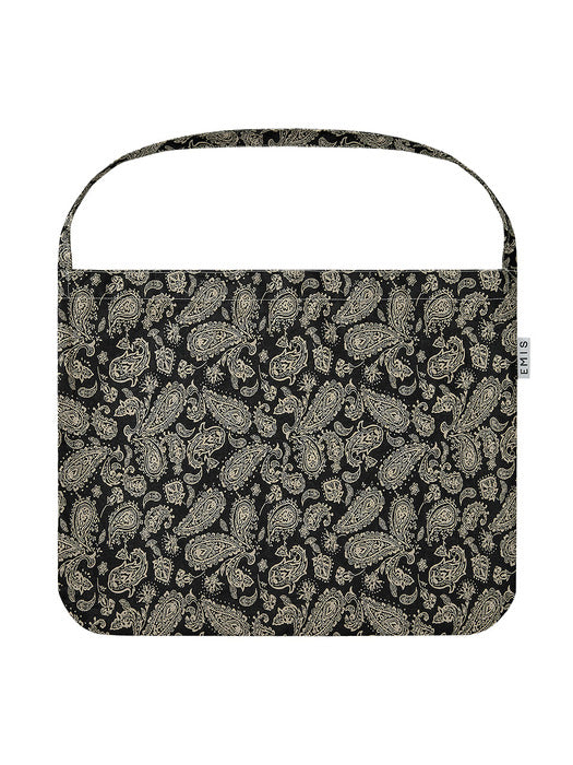 [emis] PAISLEY ECO BAG-BLACK