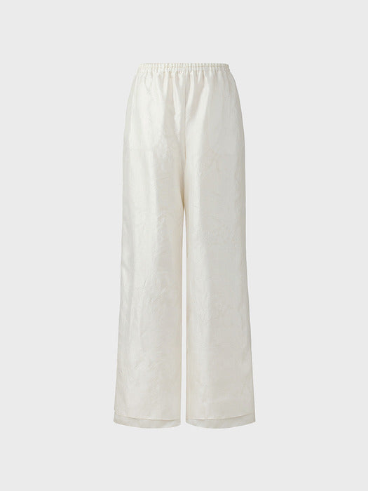 Eenk Wide Straight Pants - Ivory