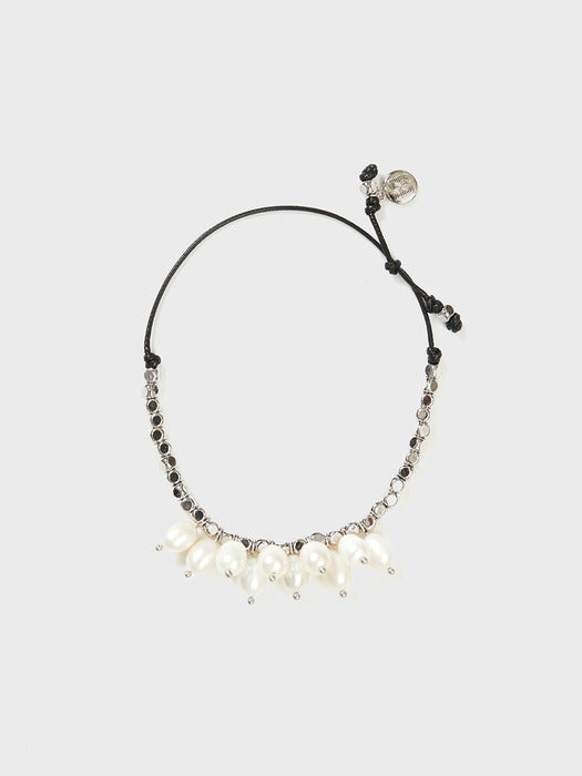 Eenk Pearl Bracelet - Silver