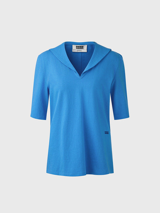 Eenk Sailor Collar T-shirt - Blue