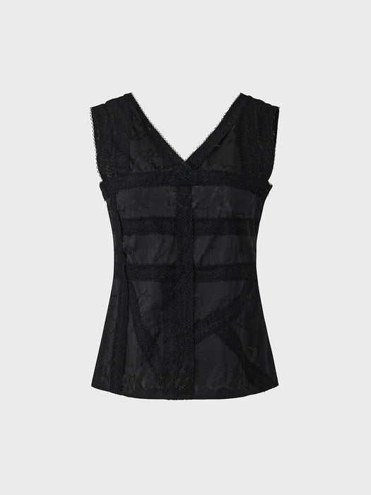 Eenk V-Neck Sleeveless - Black