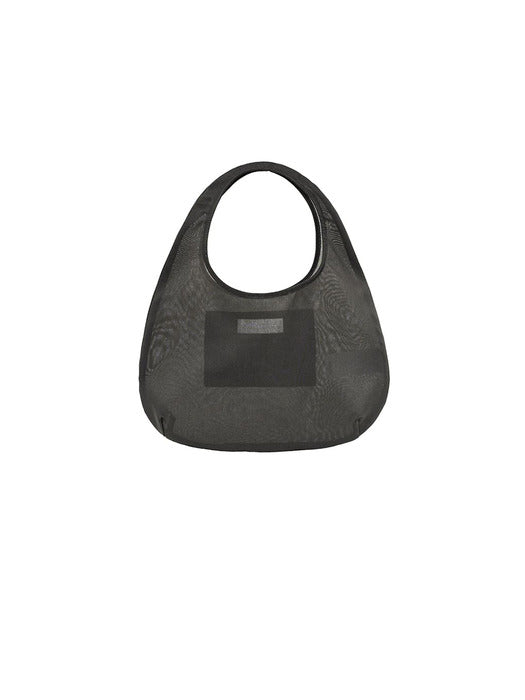[amomento] SHEER TOTE BAG_CHARCOAL
