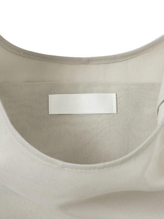 [amomento] SHEER TOTE BAG_BEIGE