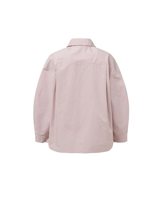 Amomento Oversized Shirts Lilac