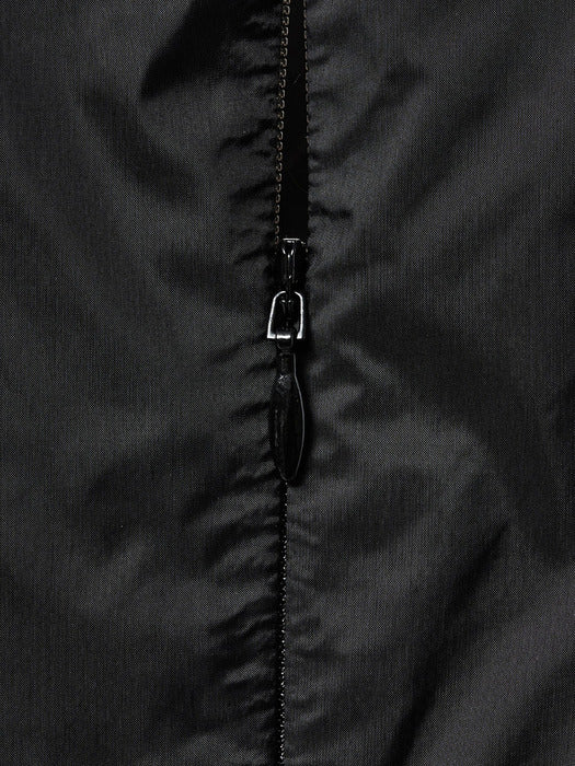 [amomento] NYLON VOLUME MINI DRESS_BLACK