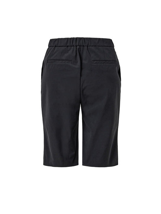 [amomento] BERMUDA PANTS_BLACK