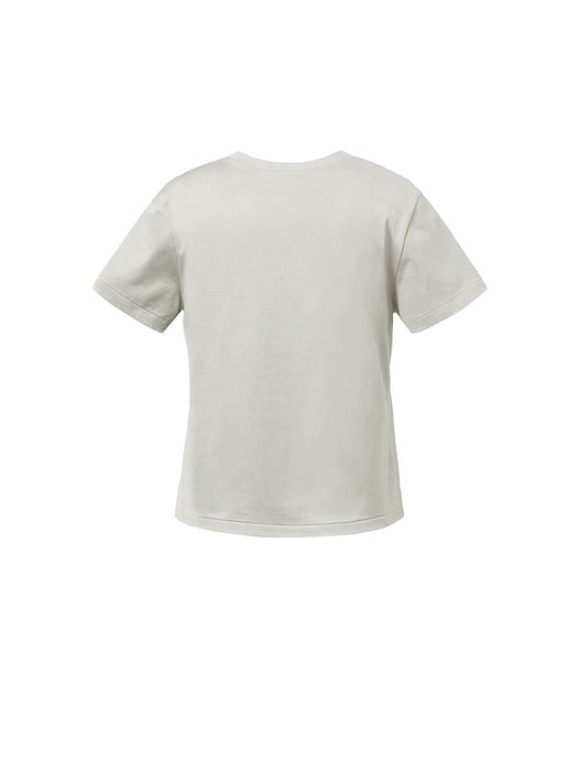 [amomento] BASIC T-SHIRTS_GREY