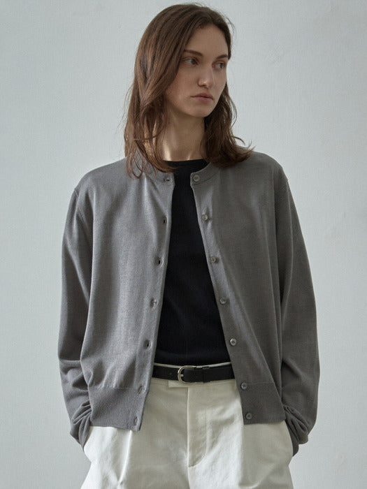 [facade pattern] Paper Essential Cardigan_grey