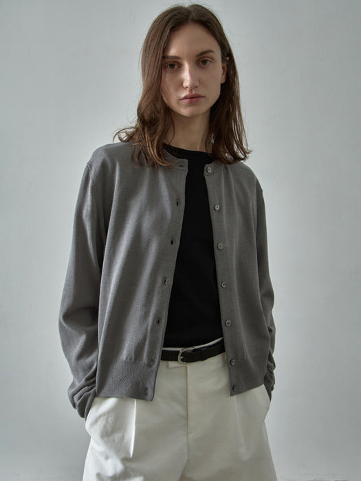 [facade pattern] Paper Essential Cardigan_grey