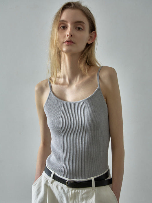 Facade Pattern Ribbed Knitwear Top