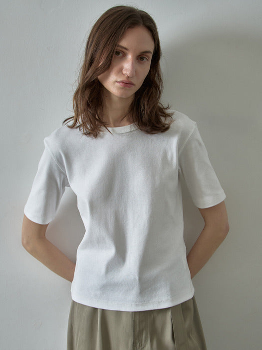 [facade pattern] Lived Slim Tee_4color