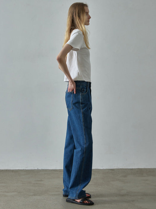 Facade Pattern Classic Denim mid blue