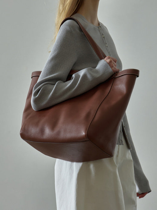 [facade pattern] Cognac Sallery Leather Back