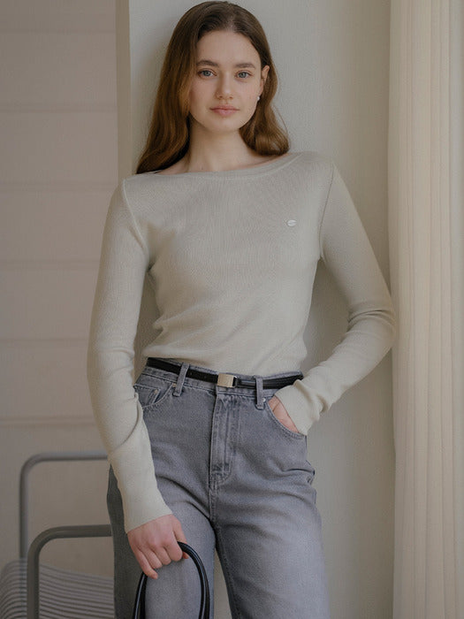 [TILLIDIE] Minimal metal buckle belt_[2color]