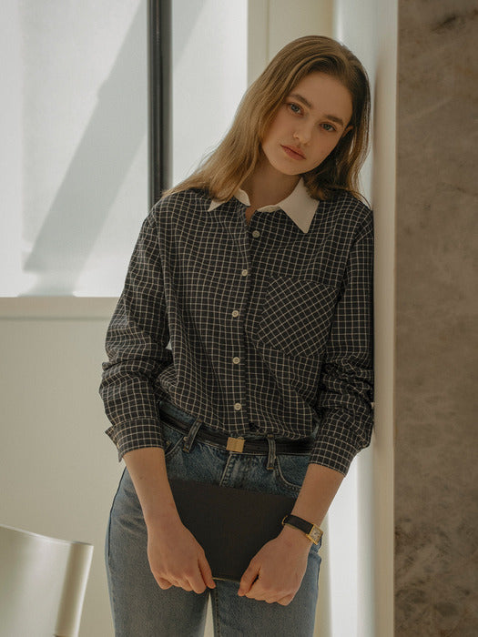 [TILLIDIE] Minimal metal buckle belt_[2color]