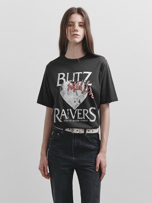 [raive] Blitz Ravers Graphic T-shirt VW5SE522_3color