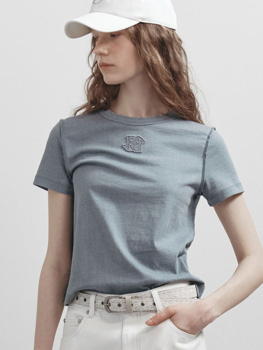 Raive Pigment New Embroidered T-shirt