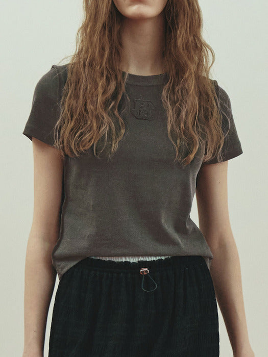 Raive Pigment New Embroidered T-shirt