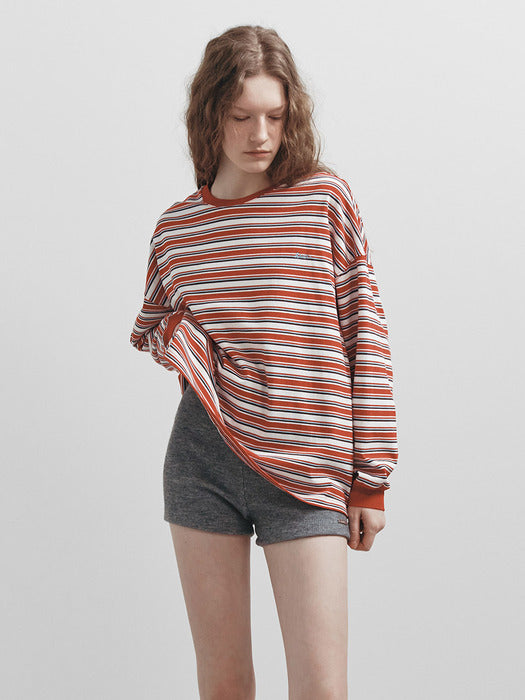 Raive Stripe Overfit Long Sleeve T-shirt