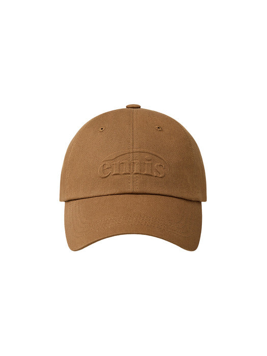 Emis Embossing Logo Ball Cap-Brown