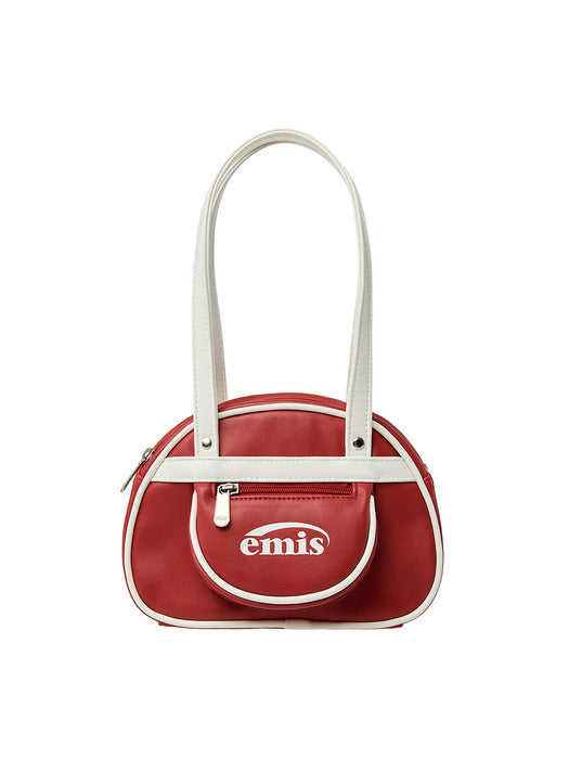 [emis] VINTAGE MINI BOWLING BAG-RED
