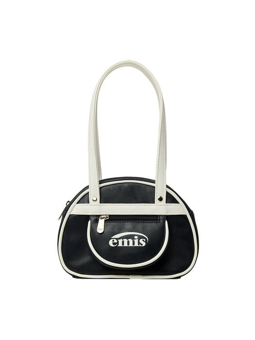 [emis] VINTAGE MINI BOWLING BAG-BLACK