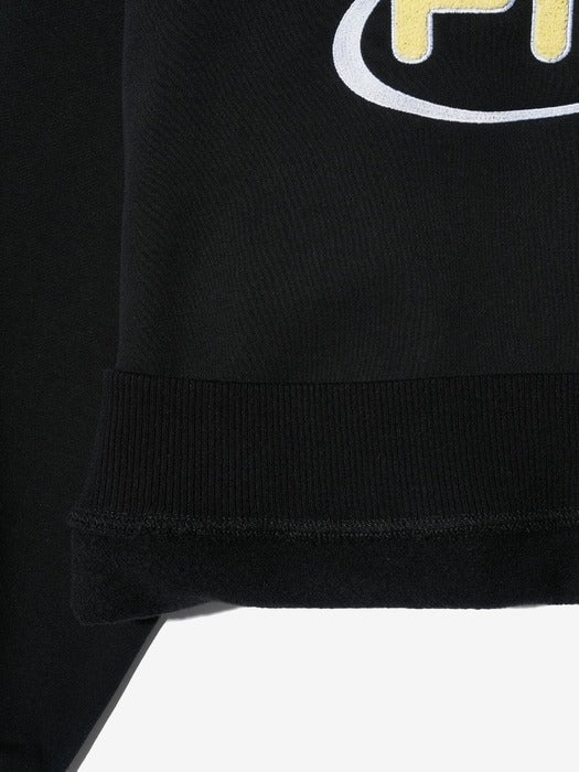 [fila] 헤일리비버 V-neck Sweatshirt_FS2POH2H92F_BLK