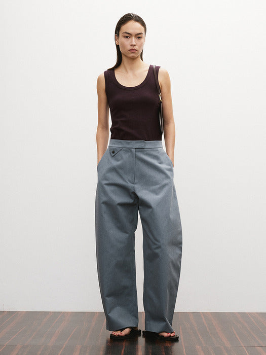 [recto] SCOOP NECK JERSEY TANK TOP (PLUM)