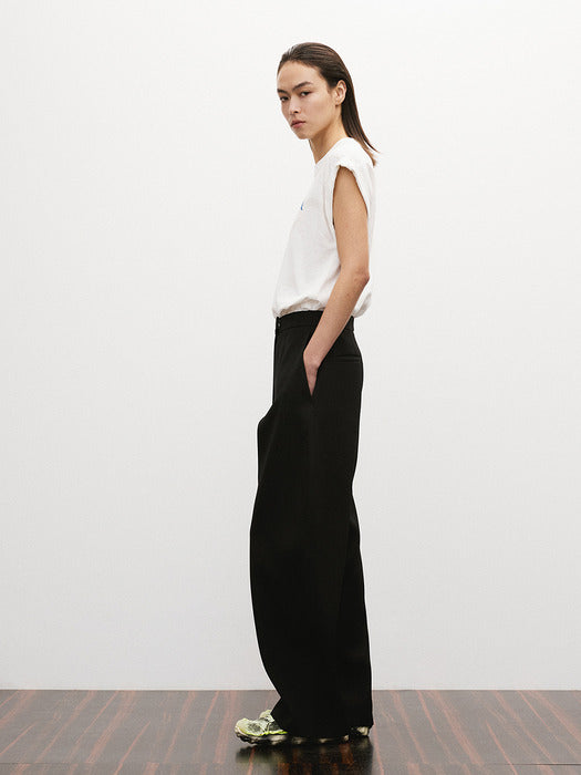 [recto] AMERICA 1992 SLEEVELESS TURN UP T-SHIRT (OFF WHITE)