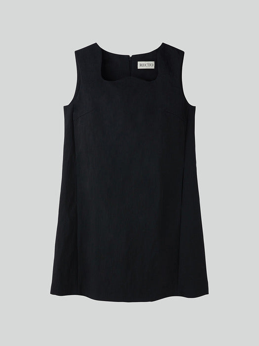 [recto] RC SIGNATURE NYLON DRESS (BLACK)