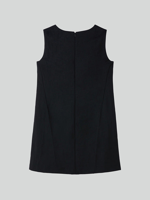 [recto] RC SIGNATURE NYLON DRESS (BLACK)