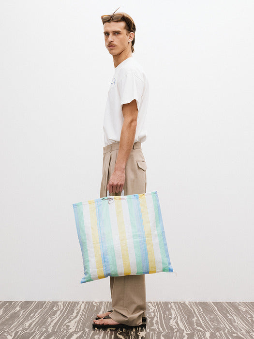 [recto] DIRTY VINTAGE DYEING DESTROYED T-SHIRT (WHITE GREY)