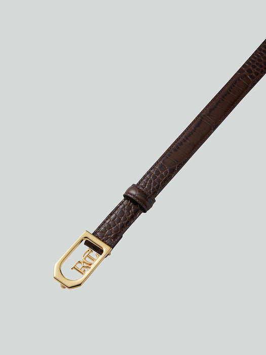 [recto] RC LOGO DADDY BELT (VINTAGE BROWN)