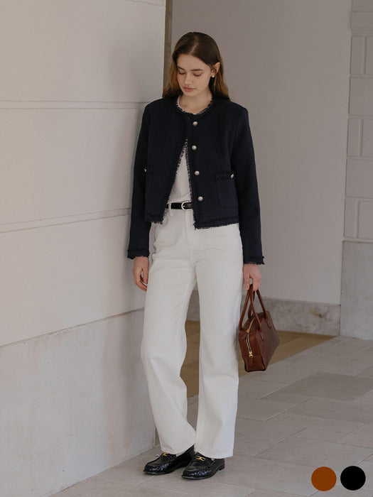 [TILLIDIE] Sleek line logo leather belt_[2color]