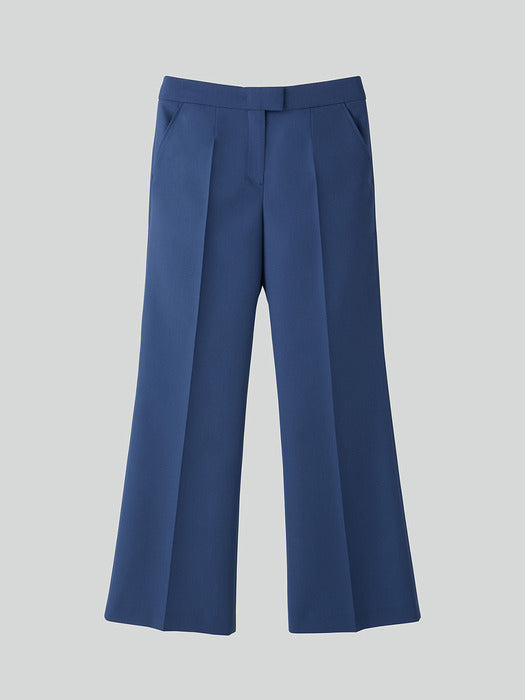 [recto] FRENCH FLARED FIT PANTS (SLATE BLUE)
