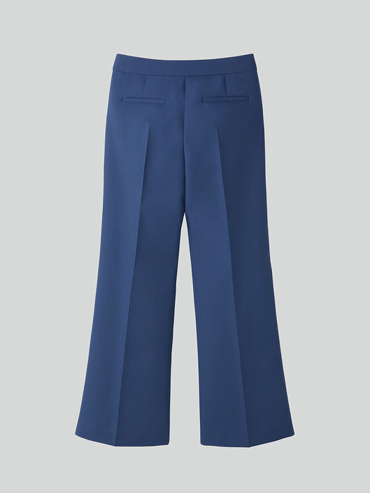 [recto] FRENCH FLARED FIT PANTS (SLATE BLUE)