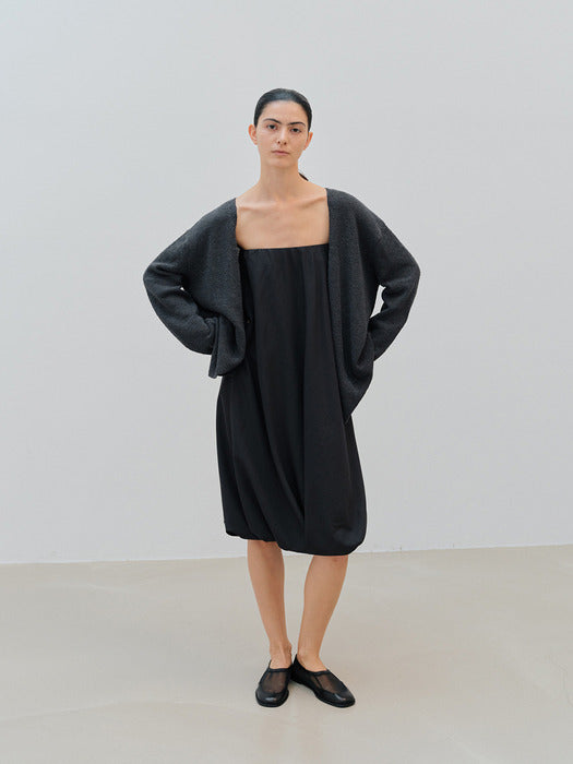 [moia] mesh square flat (black)