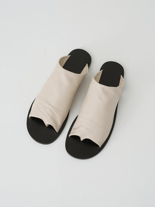 [moia] wrinkle mule (ivory)